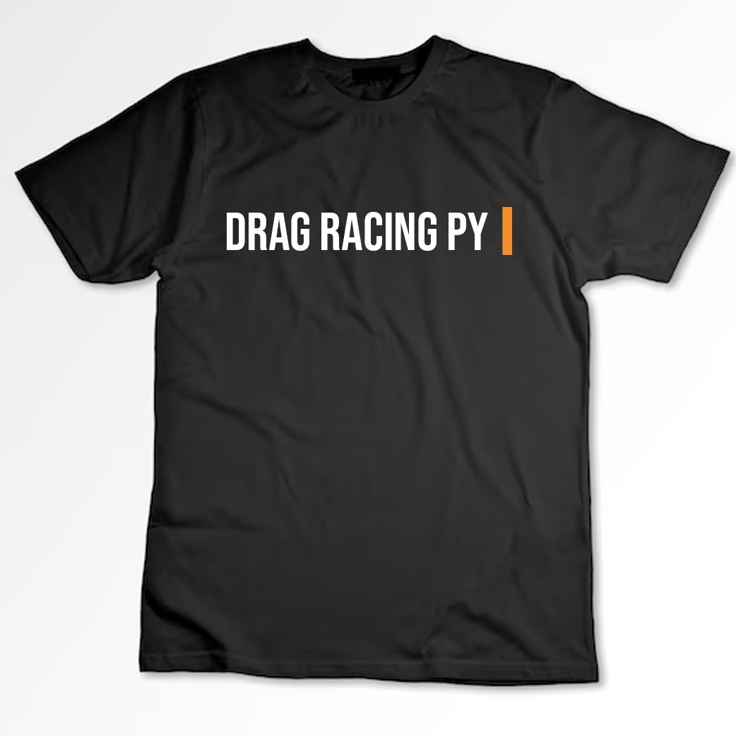 Remera Drag Racing Py Negra